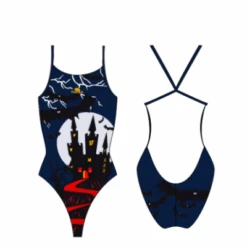 BAÑADOR 'PRO-RACER' NIÑA HALLOWEEN CASTLE