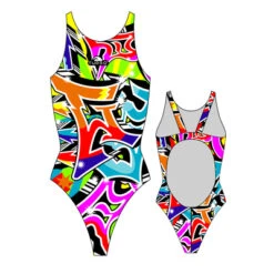 BAÑADOR NATACION NIÑA GRAFITTI (PRO-RESIST)