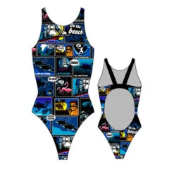 BAÑADOR NATACION NIÑA NEW COMIC (PRO-RESIST)