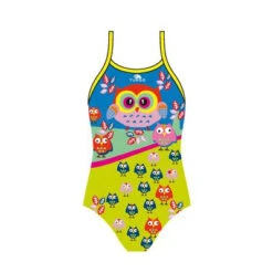 BAÑADOR NATACION NIÑA OWL (TIRANTE FINO)