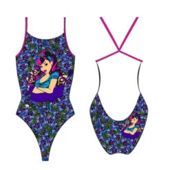 BAÑADOR NATACION NIÑA PIN UP (PRO-RACER)