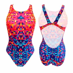 BAÑADOR NATACION NIÑA PIXELS