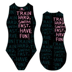 BAÑADOR WATERPOLO NIÑA TRAIN HARD