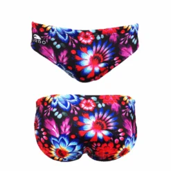 BAÑADOR WATERPOLO NIÑO BLACK FLOWER
