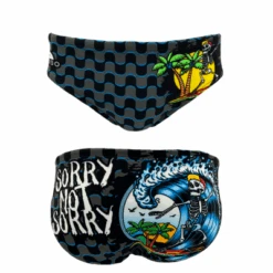 BAÑADOR WATERPOLO NIÑO SURFING-SKULL