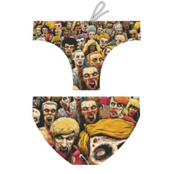 BAÑADOR WATERPOLO NIÑO ZOMBIE