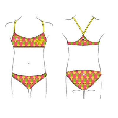 BIKINI MINI NIÑA NATACION PINEAPPLES ONLY HAPPY 1 BIKINI MINI NIÑA NATACION PINEAPPLES ONLY HAPPY