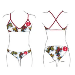 BIKINI NATACION NIÑA COI FISH 2016 ( PATRON MARE COMPLETO)
