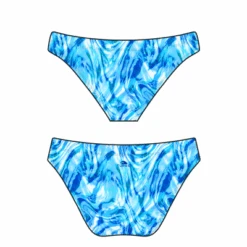BRAGA BIKINI 'MARE' NIÑA MARBLE BLU