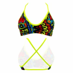 TOP BIKINI 'MARE' NIÑA AFRICA NEON