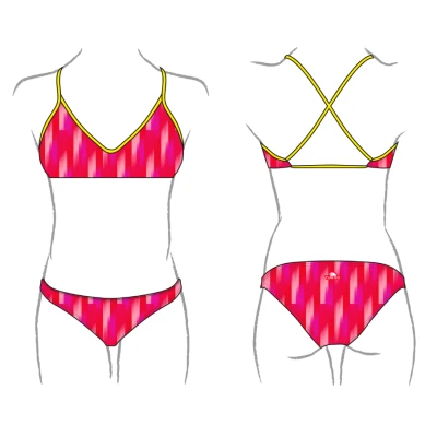 TOP BIKINI 'MARE' NIÑA GEO-ZIG 1 TOP BIKINI 'MARE' NIÑA GEO-ZIG