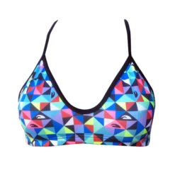 TOP NATACION NIÑA ORIGAMI ( PATRON MARE)